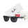 Ray-Ban Wayfarer Polarized Sunglasses - Transparent Grey Acetate Frame