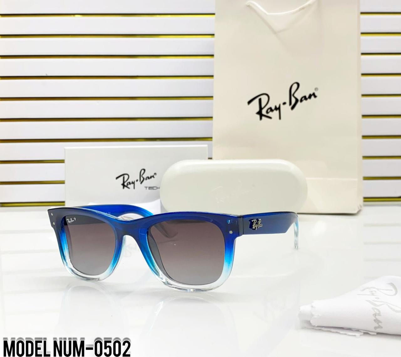 Ray-Ban Tech Model 0502 Polarized Sunglasses - Bold Square Acetate Series