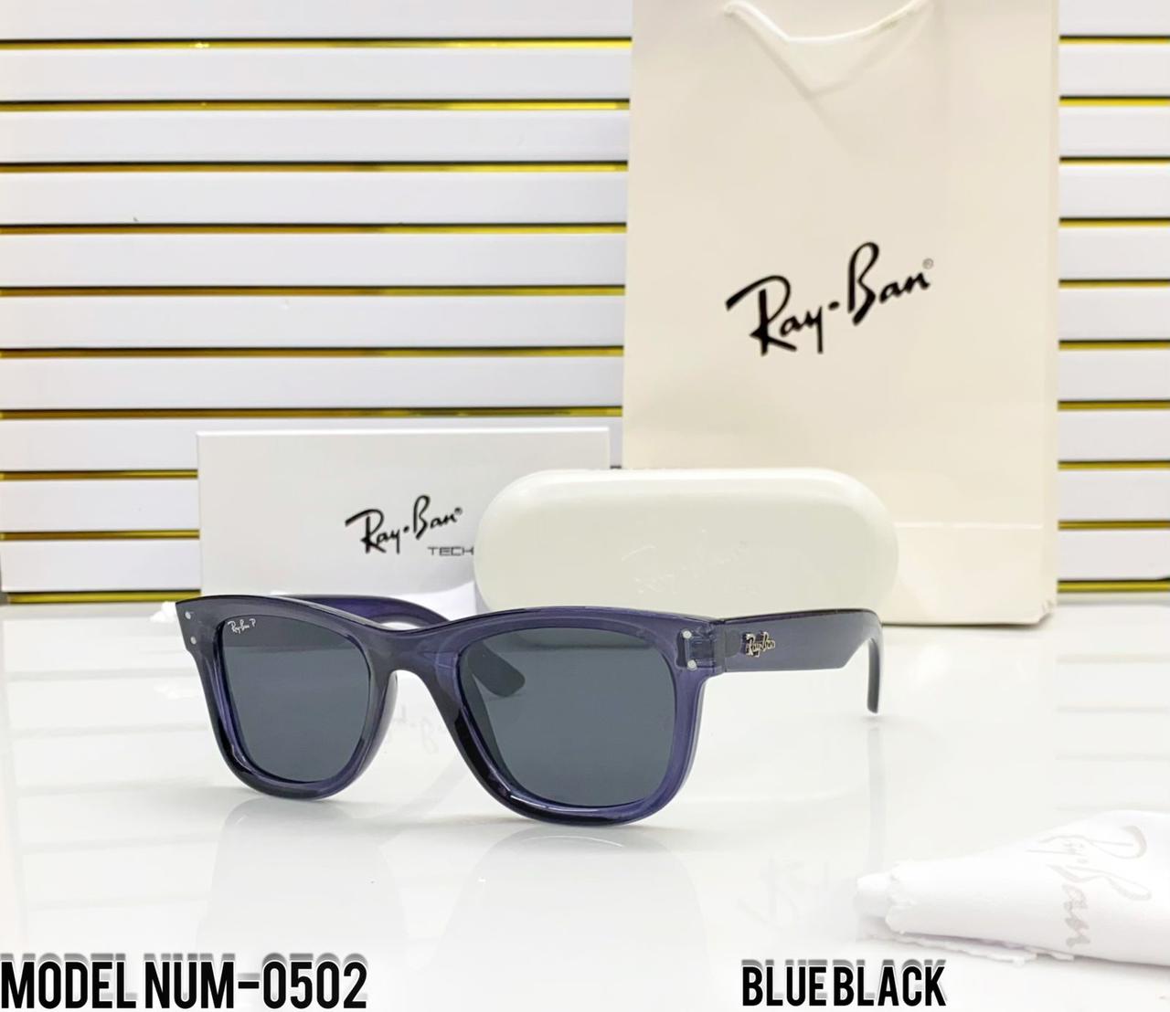 Ray-Ban Tech Model 0502 Polarized Sunglasses - Bold Square Acetate Series