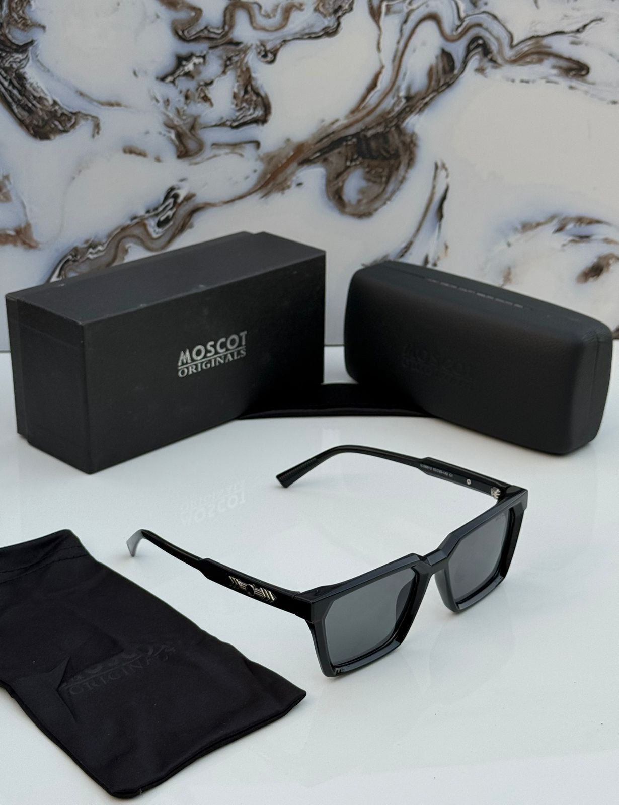 Moscot Originals Rectangular Sunglasses - Vintage Acetate - 4 Colors