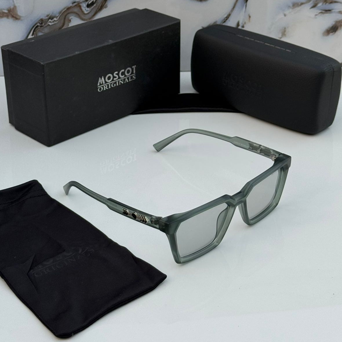 Moscot Originals Rectangular Sunglasses - Vintage Acetate - 4 Colors