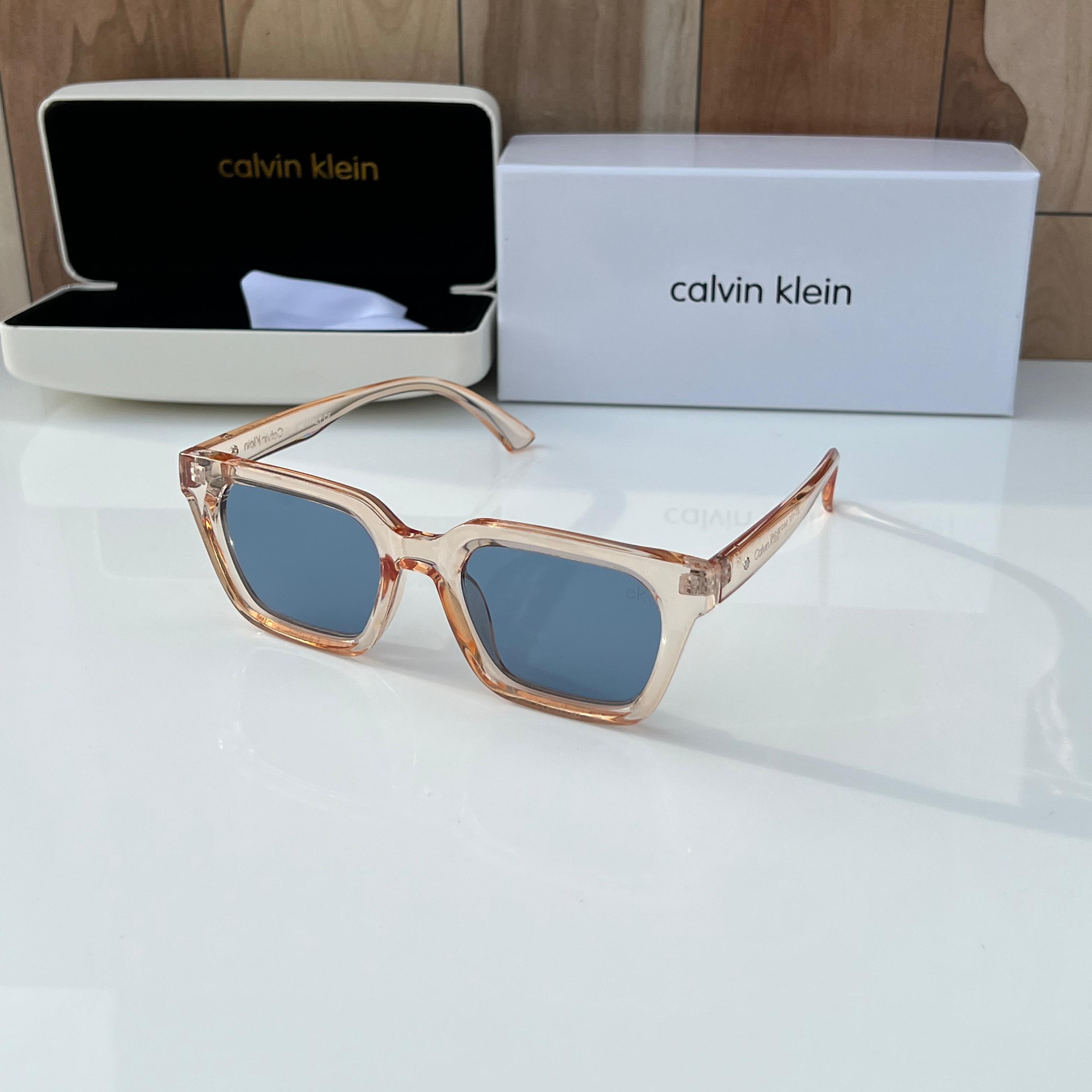 Calvin Klein Modern Square Sunglasses | Premium Acetate Frames | 4 Colors