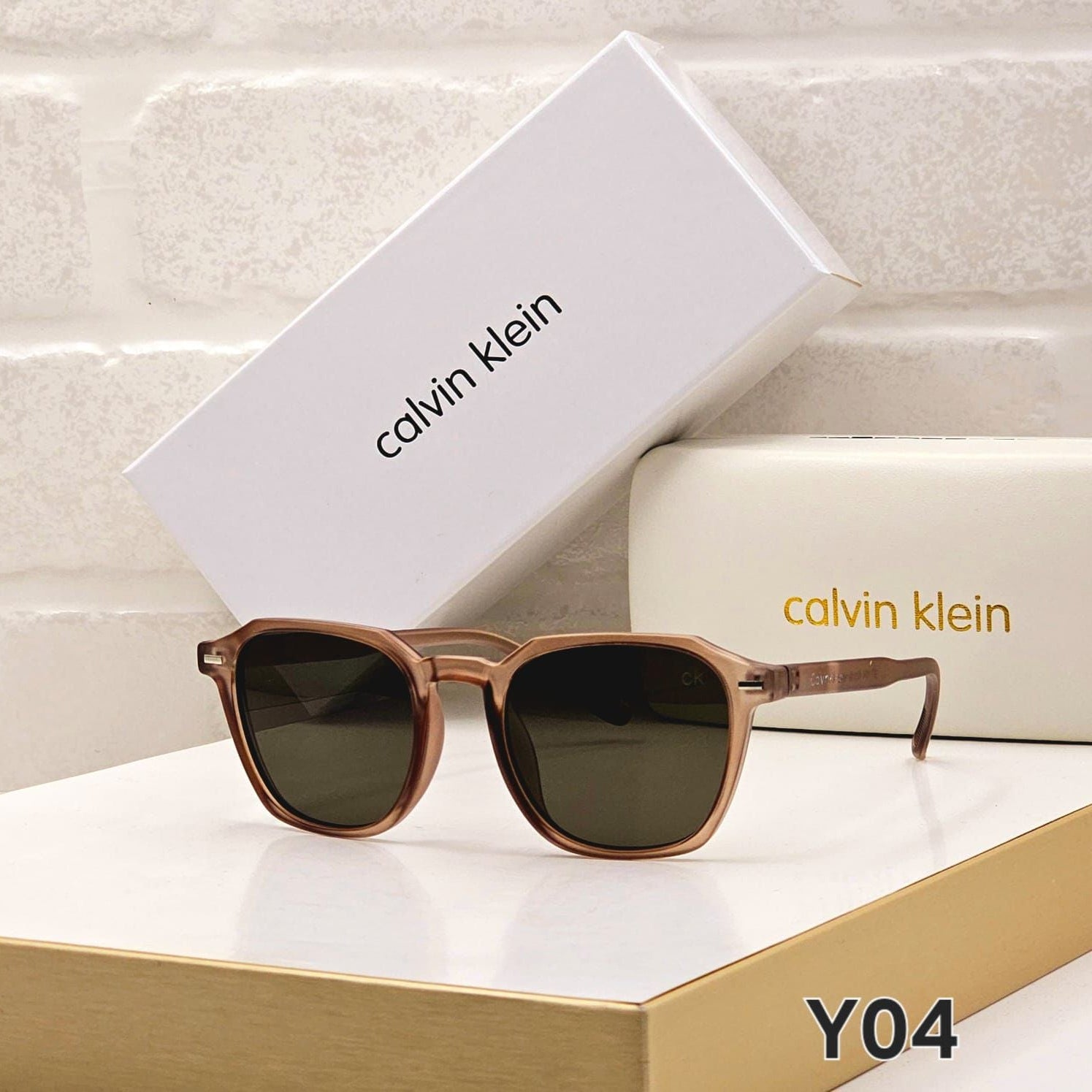 Calvin Klein Modern Geometric Sunglasses | Matte Acetate Frames | 5 Colors