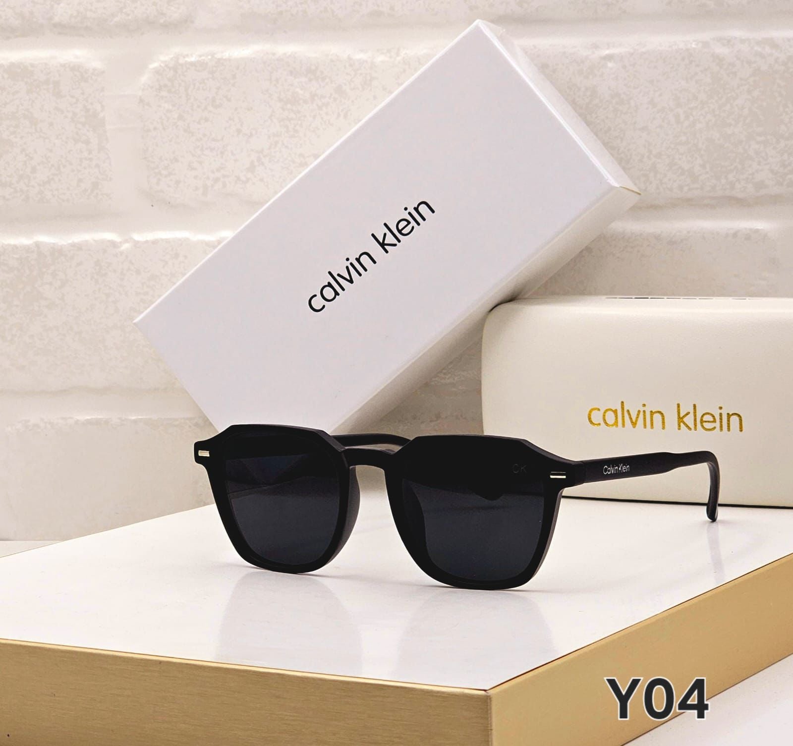 Calvin Klein Modern Geometric Sunglasses | Matte Acetate Frames | 5 Colors